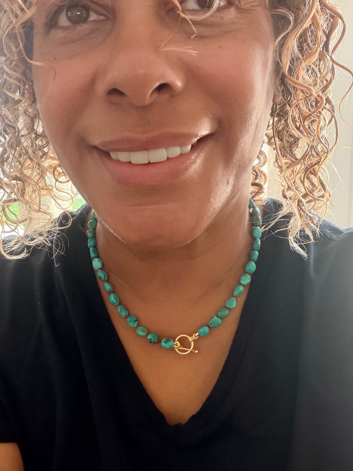 Tidepool - Chunky Turquoise Necklace