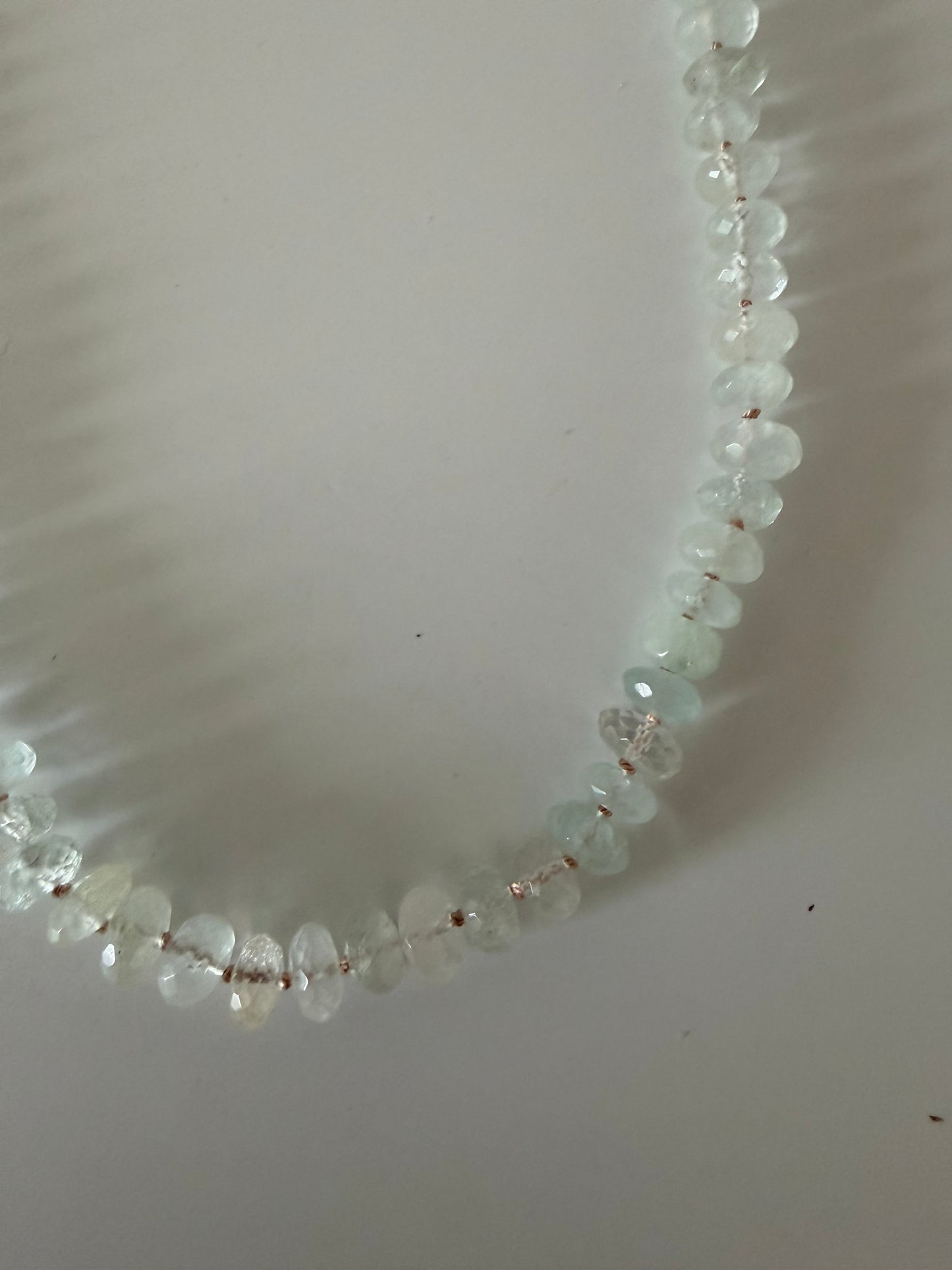 Aquamarine Silk-Knotted